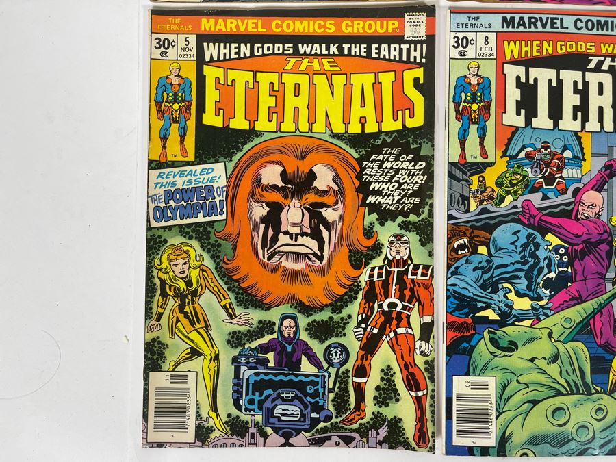 Marvel The Eternals Comic Books: #1,2,3,4,5,8,10,11 [Photo 6]