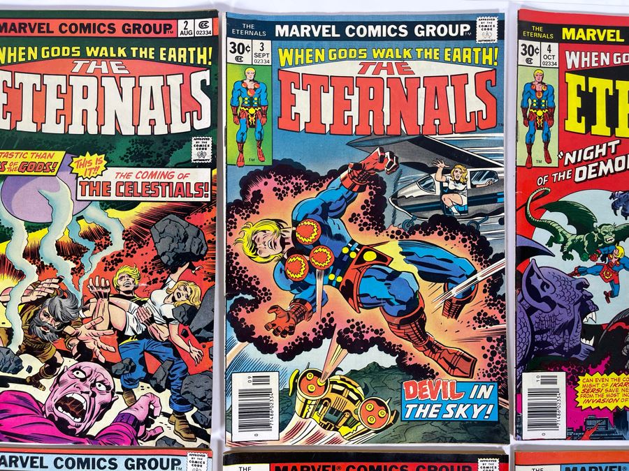 Marvel The Eternals Comic Books: #1,2,3,4,5,8,10,11 [Photo 4]