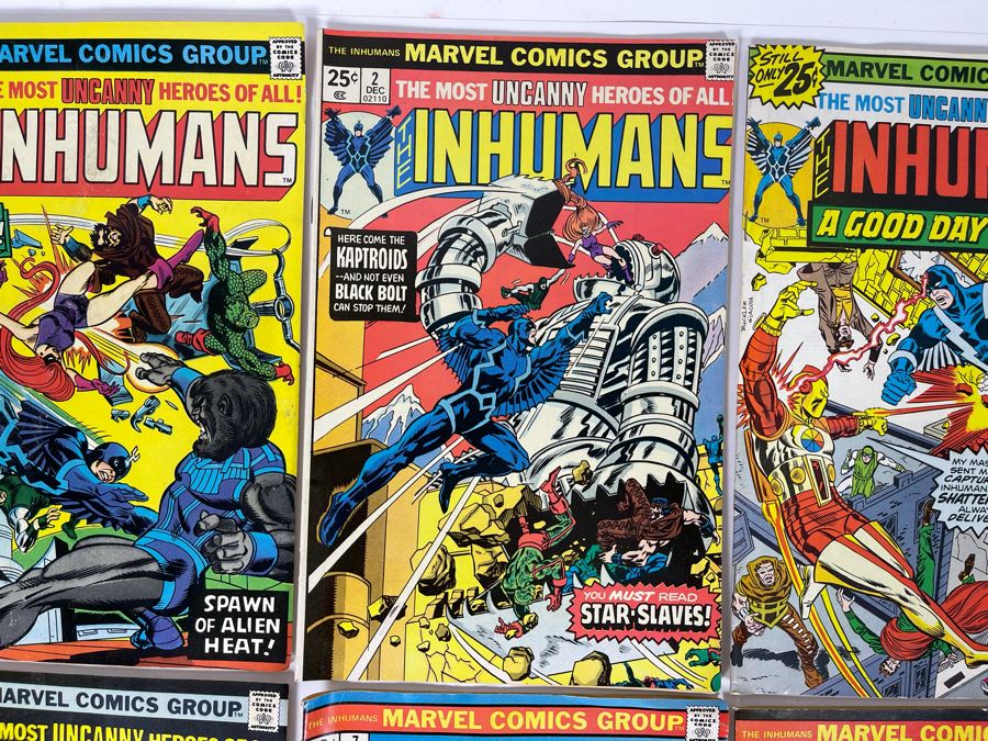 Marvel The Inhumans Comic Books: #1,2,4,5,6,7,9,10 [Photo 3]