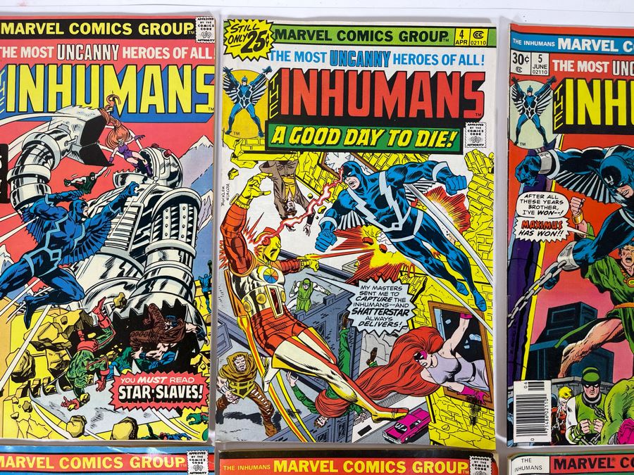 Marvel The Inhumans Comic Books: #1,2,4,5,6,7,9,10 [Photo 4]