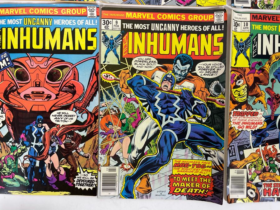 Marvel The Inhumans Comic Books: #1,2,4,5,6,7,9,10 [Photo 8]