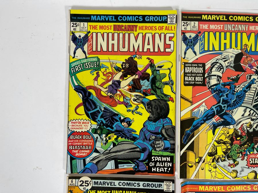 Marvel The Inhumans Comic Books: #1,2,4,5,6,7,9,10 [Photo 2]