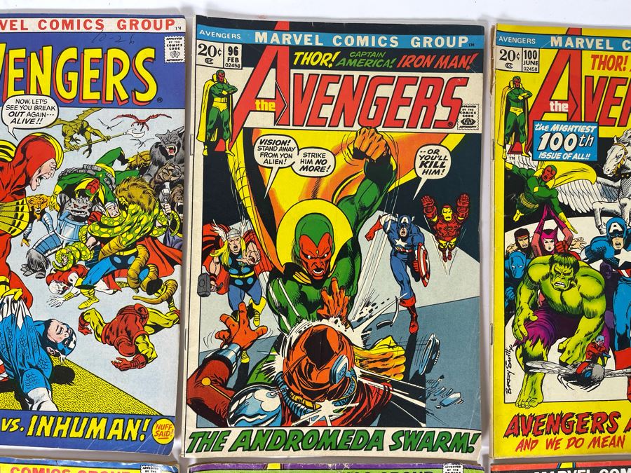 Marvel The Avengers Comic Books: #95,96,100,118,119,128,142,145 [Photo 3]