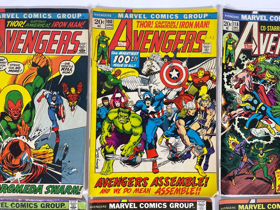 Marvel The Avengers Comic Books: #95,96,100,118,119,128,142,145 [Photo 4]