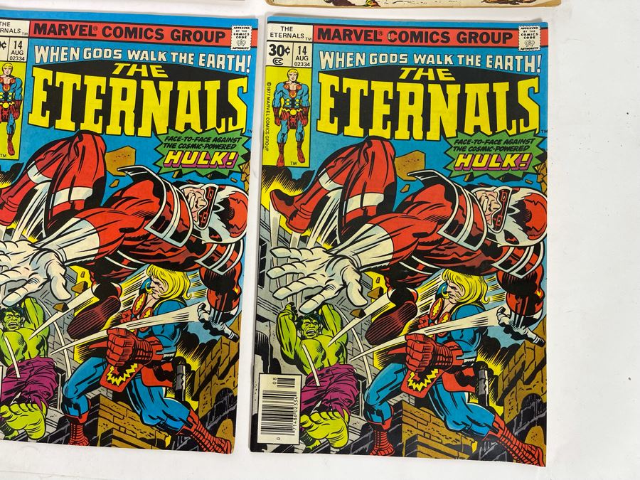 Marvel Comics Comic Books: Shogun Warriors #1, Giant-Size Hulk #1, The Invaders #2 / Kull The Conqueror #1 / The Inhumans #7 / The Eternals: #13,14,14 [Photo 10]