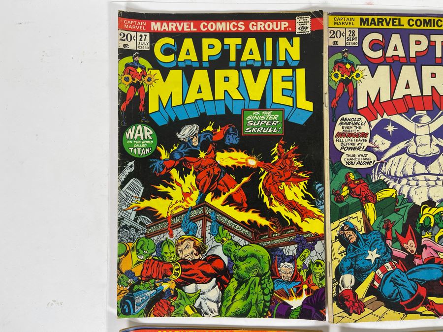 Marvel Comics Comic Books: Captain Marvel: #27,28 / Marvel Double Feature #2 / Marvel Team-Up: #16,18,34 / Marvel Presents #2 / The Invincible Iron Man #44  [Photo 2]