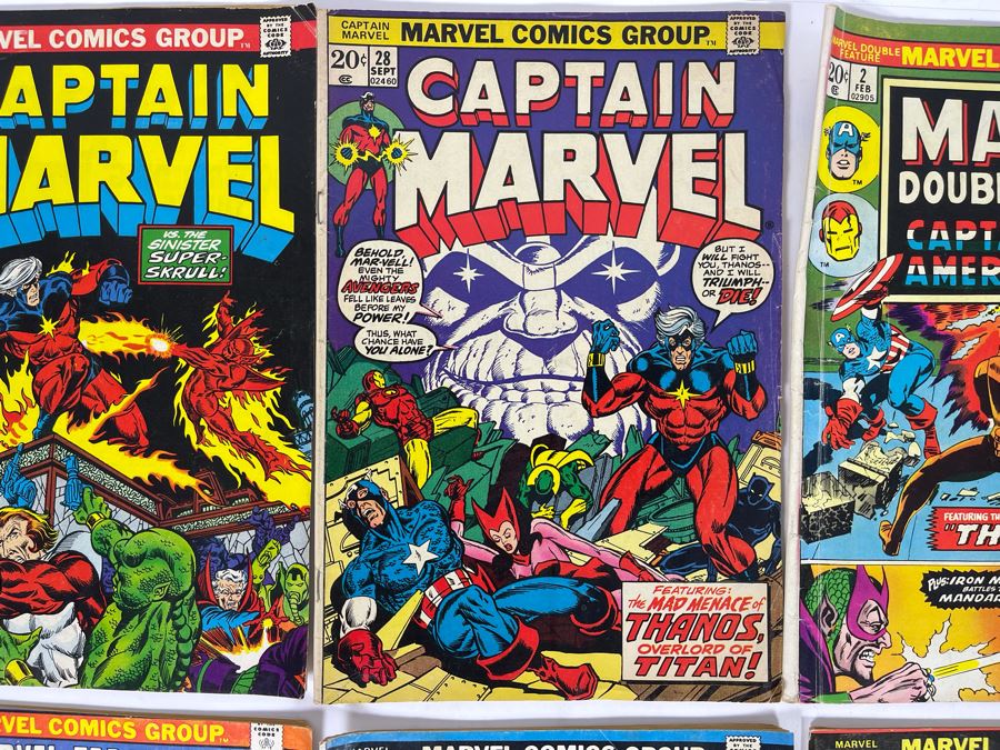 Marvel Comics Comic Books: Captain Marvel: #27,28 / Marvel Double Feature #2 / Marvel Team-Up: #16,18,34 / Marvel Presents #2 / The Invincible Iron Man #44  [Photo 3]