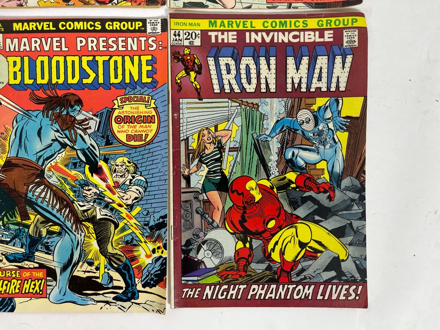 Marvel Comics Comic Books: Captain Marvel: #27,28 / Marvel Double Feature #2 / Marvel Team-Up: #16,18,34 / Marvel Presents #2 / The Invincible Iron Man #44  [Photo 9]