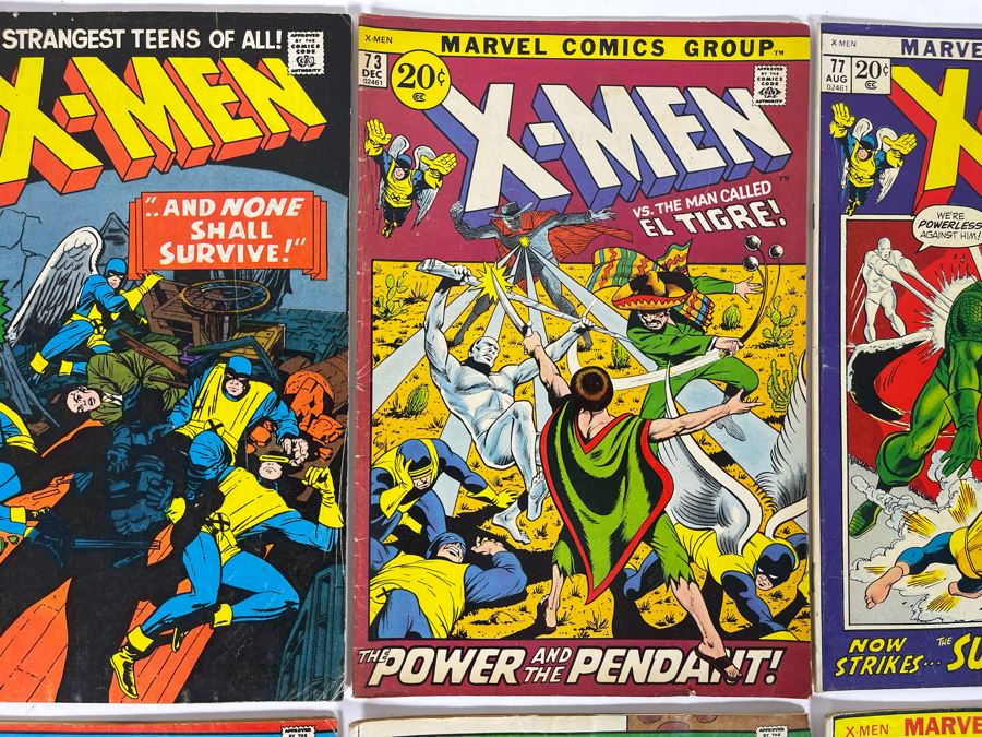 Marvel King-Size Special X-Men #2 / Marvel X-Men Comic Books: #70,73,77,78,82,83,84 [Photo 4]