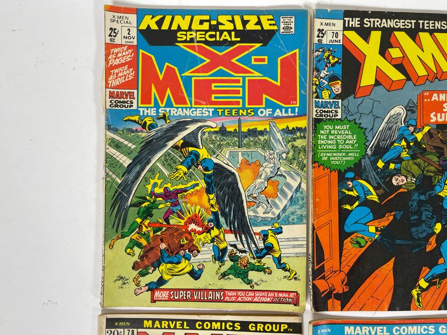 Marvel King-Size Special X-Men #2 / Marvel X-Men Comic Books: #70,73,77,78,82,83,84 [Photo 2]