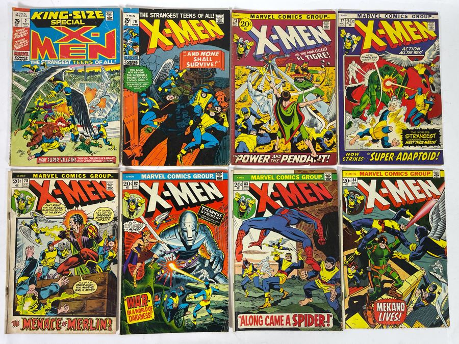Marvel King-Size Special X-Men #2 / Marvel X-Men Comic Books: #70,73,77,78,82,83,84 [Photo 1]