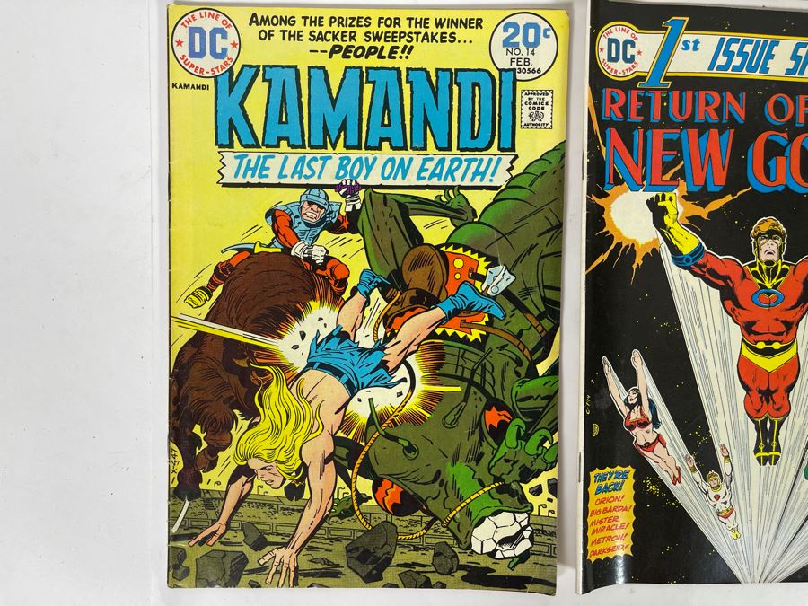 DC Comics Comic Books: Deadman #214 / World's Finest #161 / Batman Giant #185 / Adventure Comics #428 / Kamandi #14 / Return Of The New Gods: #12,13 [Photo 6]