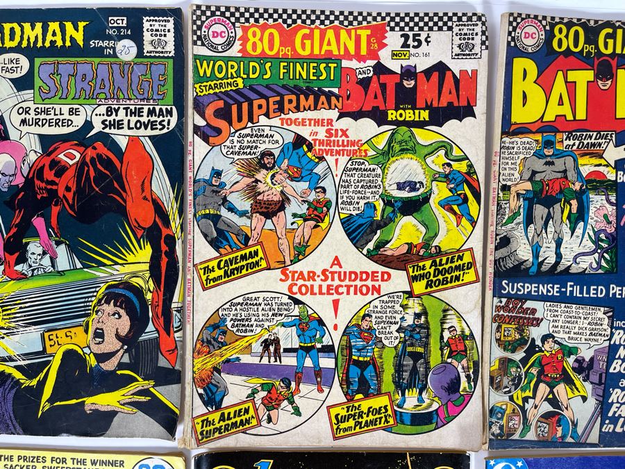 DC Comics Comic Books: Deadman #214 / World's Finest #161 / Batman Giant #185 / Adventure Comics #428 / Kamandi #14 / Return Of The New Gods: #12,13 [Photo 3]