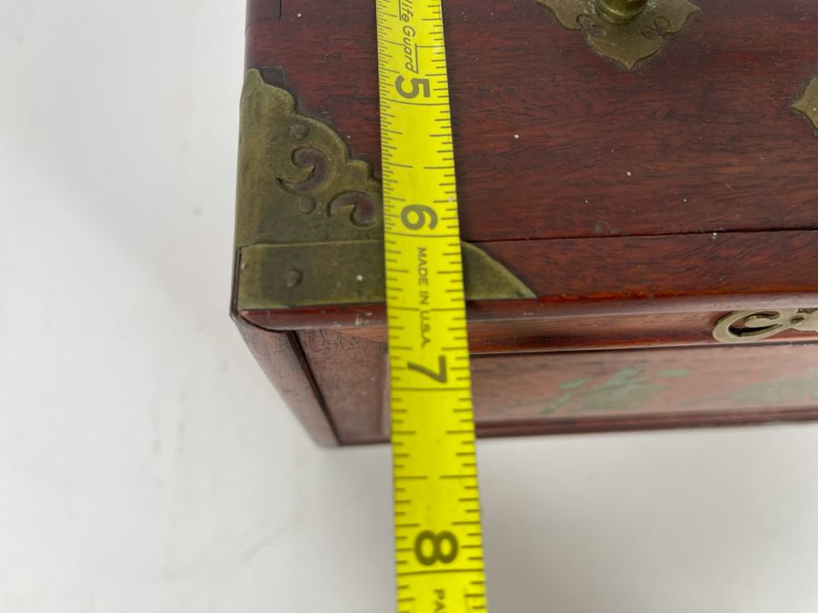 Vintage Chinese Mahjong Set Bamboo And Bone Tiles With Rosewood Wooden 5-Drawer Box 9.5W X 6.5D X 7H [Photo 16]