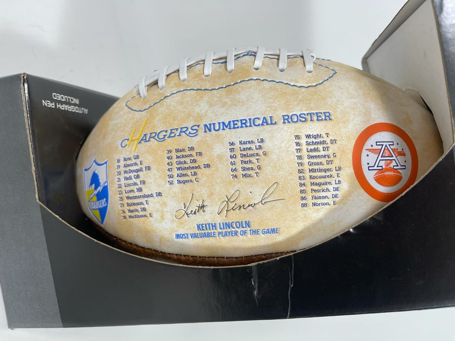 50th Anniversay San Diego Chargers NFL Football [Photo 4]