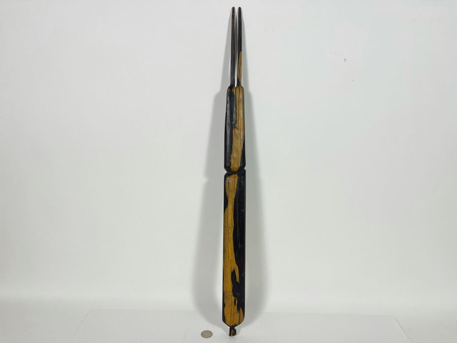 Vintage African Wood Carving Tool 28L [Photo 3]