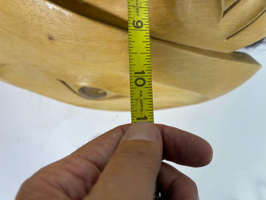 Handmade Mask Signed 1B. Oka Mas. Bali Home Astina With Artist Signature 21W X 11W X 9D [Photo 15]