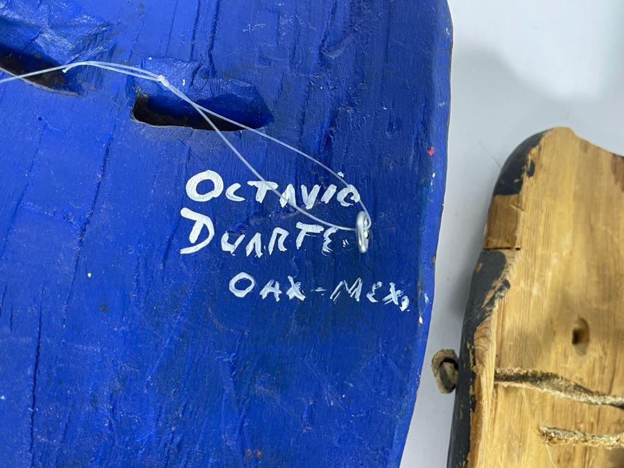 Pair Of Wooden Handmade Masks [Photo 10]