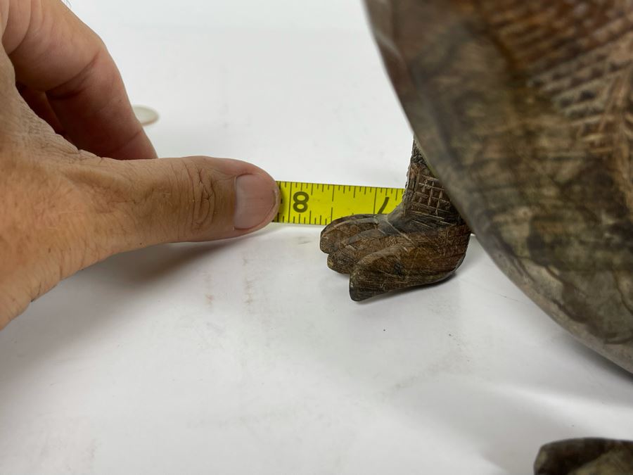 Handcarved Wooden Lizard Sculpture 8W X 5H [Photo 10]