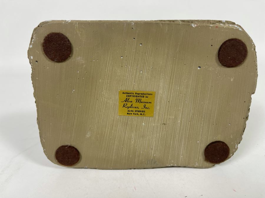 JUST ADDED - 1968 Alva Museum Replicas From Alva Studio Easter Island Statue 16H [Photo 8]