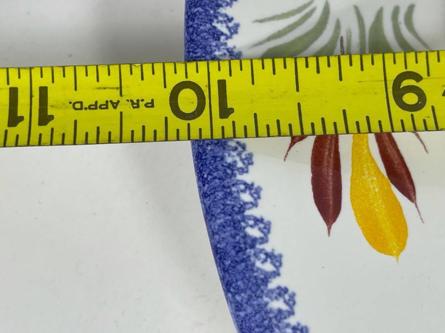 Collection Of Quimper France Pottery: Pitcher And Various Plates [Photo 21]