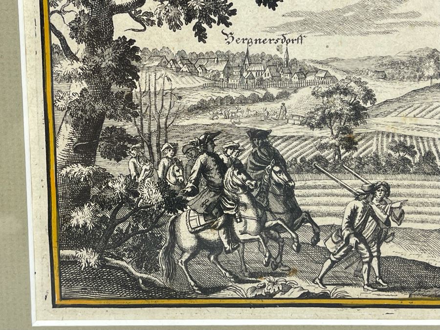 Antique Botanical Engraving From Johann Christoph Volckamer Of Indian Hemp 12.5 X 8 Framed [Photo 9]