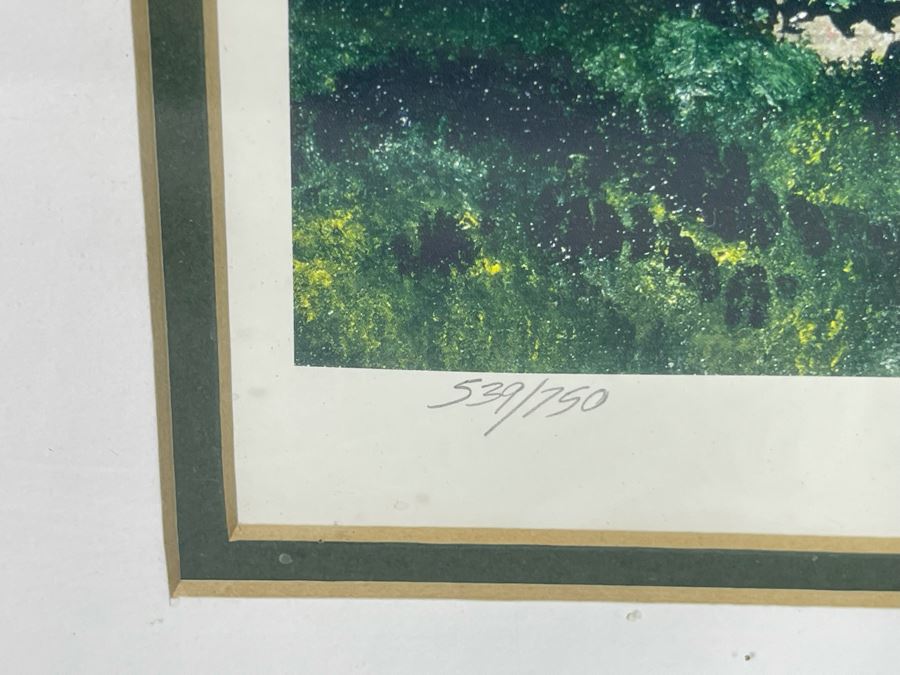 Hand Signed Limited Edition Jane Wooster Scott Print Titled A Jaunty Mountain Ride Framed Print Measures 14.5 X 12.5 [Photo 6]