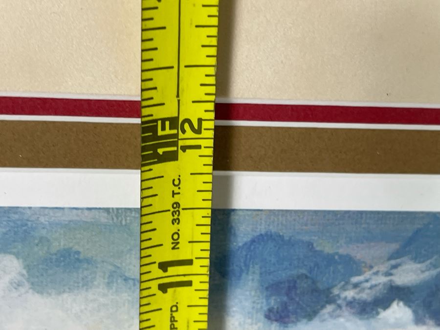 Signed Lucelle Raad Limited Edition Print Titled Clam Digging Framed Print Measures 16.5 X 12 [Photo 9]