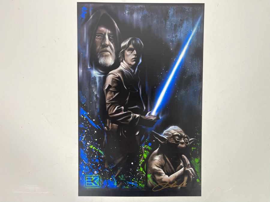 Hand Signed Star Wars Print 11 X 17 [Photo 3]