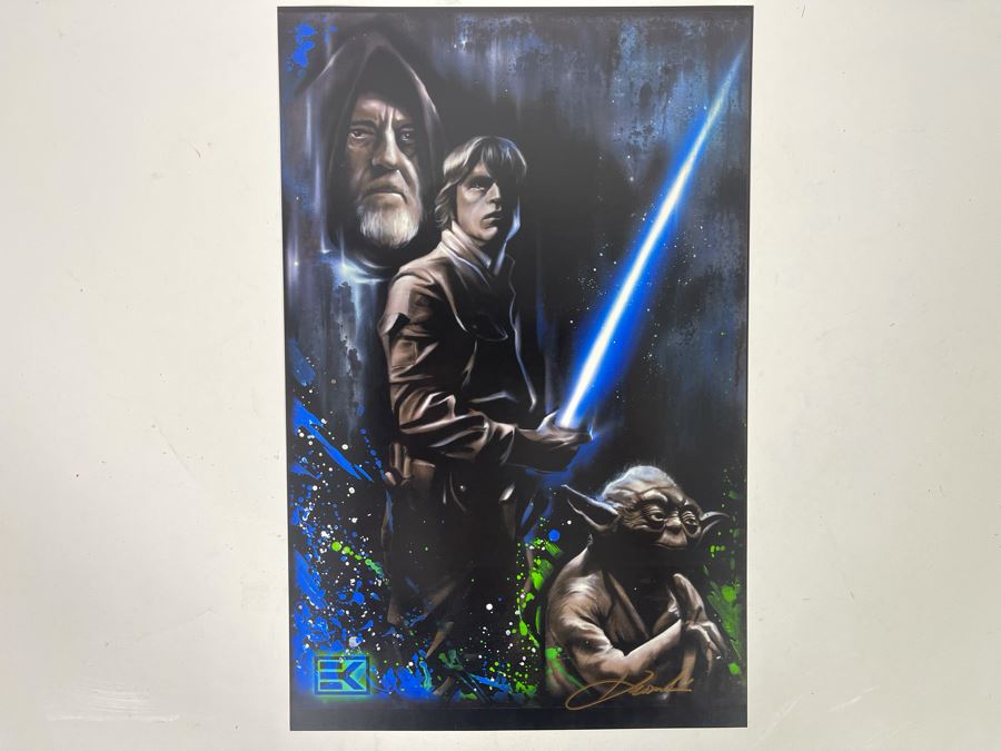 Hand Signed Star Wars Print 11 X 17 [Photo 2]