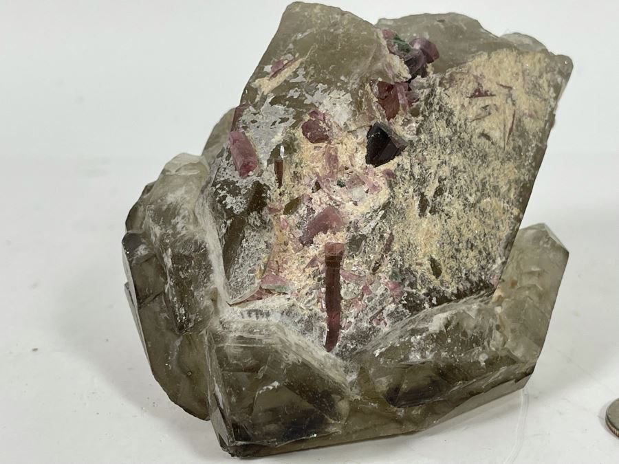 Pink Tourmaline In Crystal Matrix [Photo 9]