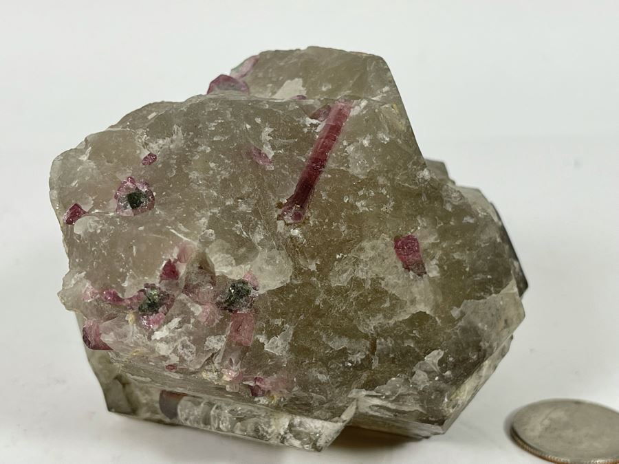 Pink Tourmaline In Crystal Matrix [Photo 12]