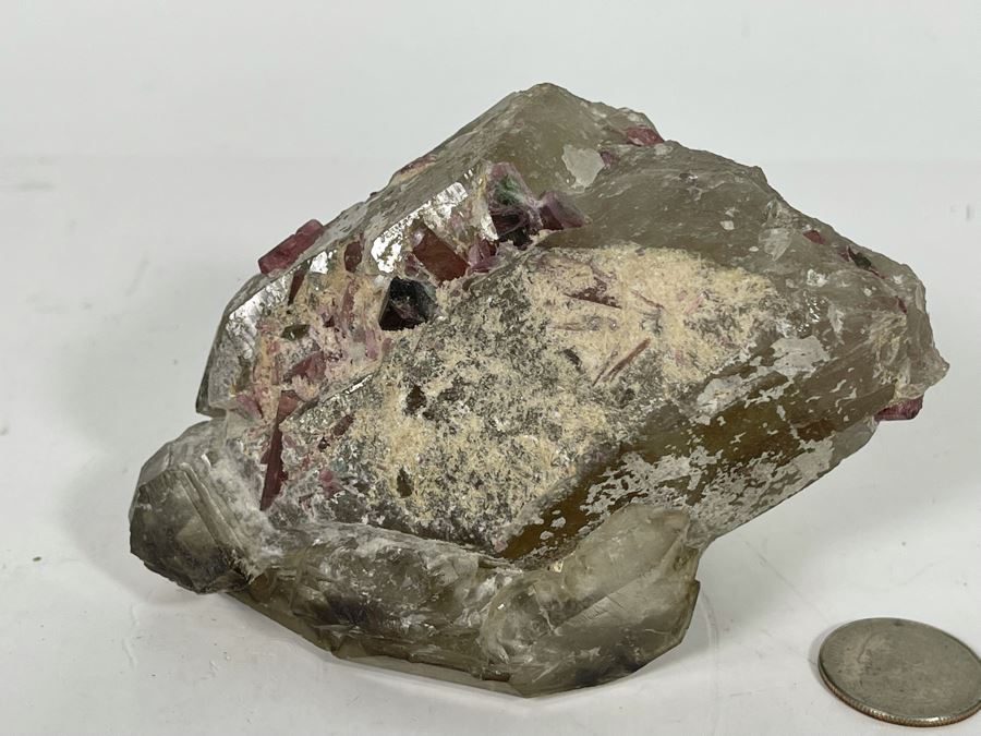 Pink Tourmaline In Crystal Matrix [Photo 11]