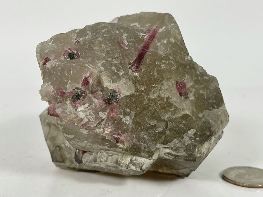 Pink Tourmaline In Crystal Matrix [Photo 13]