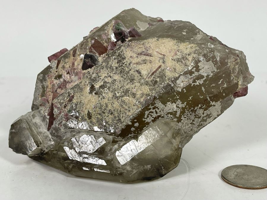 Pink Tourmaline In Crystal Matrix [Photo 10]