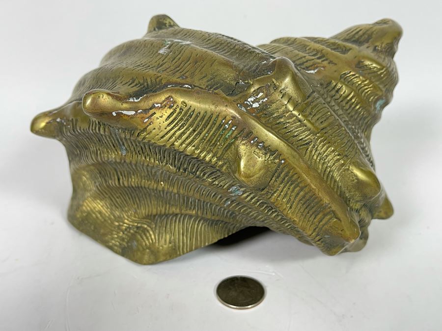 Brass Seashell Decor 8W X 7D X 5H [Photo 3]