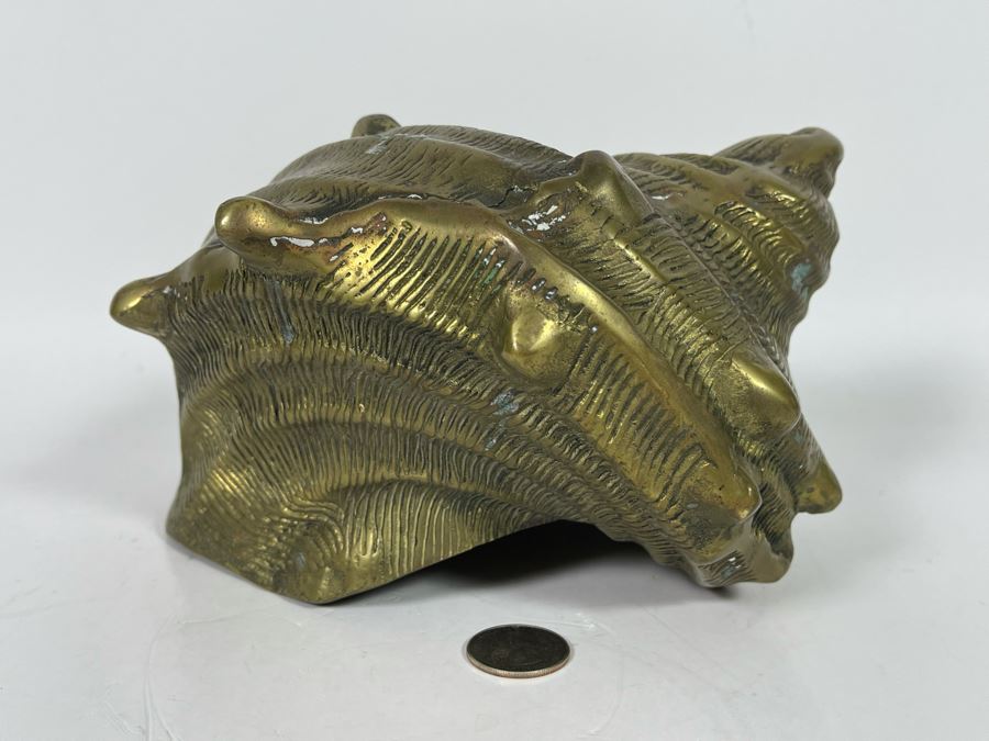 Brass Seashell Decor 8W X 7D X 5H [Photo 2]