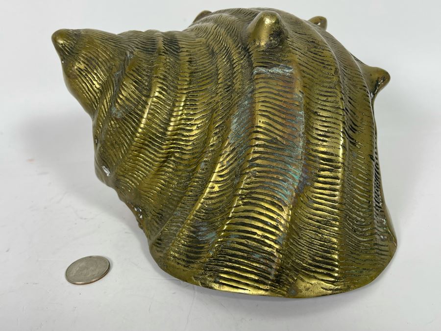 Brass Seashell Decor 8W X 7D X 5H [Photo 6]