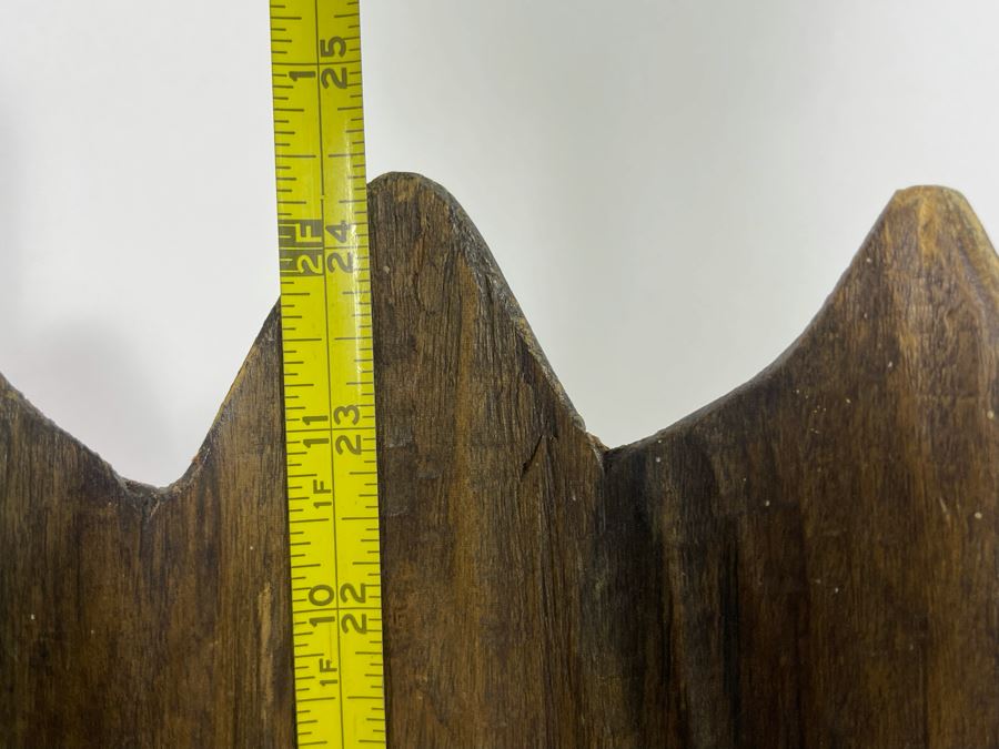 Hand Carved Wooden Tiki Mask From Nuku'alofa Tonga USN West PAC 1984 Tour 8W X 24H [Photo 13]