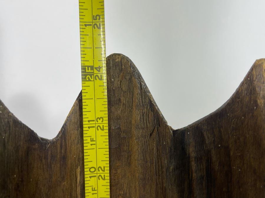 Hand Carved Wooden Tiki Mask From Nuku'alofa Tonga USN West PAC 1984 Tour 8W X 24H [Photo 12]