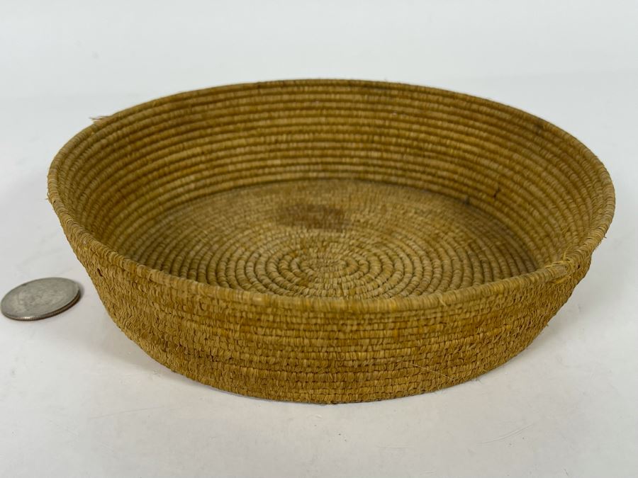 Vintage Native American Indian Basket 6.75W X 1.75H [Photo 2]
