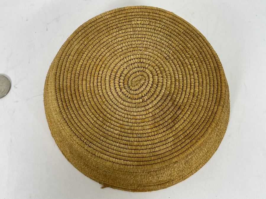 Vintage Native American Indian Basket 6.75W X 1.75H [Photo 6]
