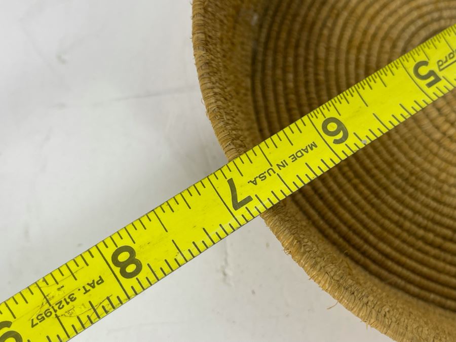 Vintage Native American Indian Basket 6.75W X 1.75H [Photo 9]