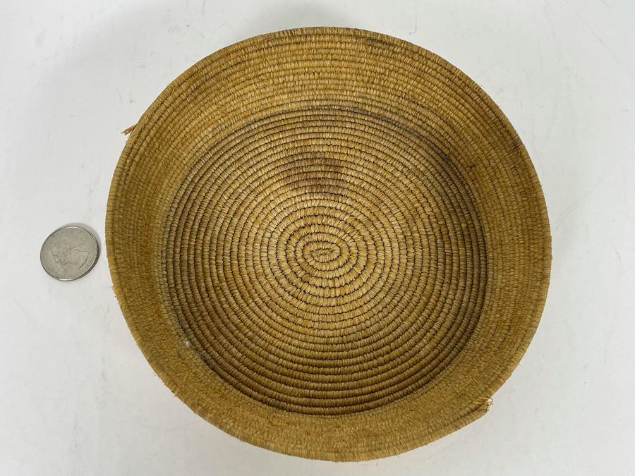 Vintage Native American Indian Basket 6.75W X 1.75H [Photo 4]