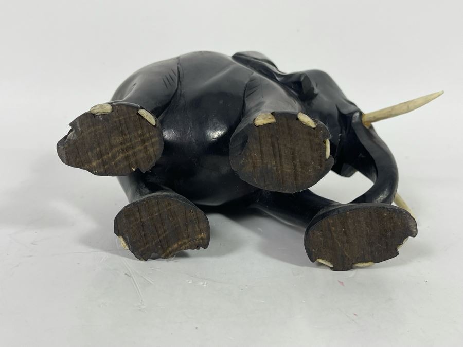 Carved Wooden Elephant 7W X 6H [Photo 7]