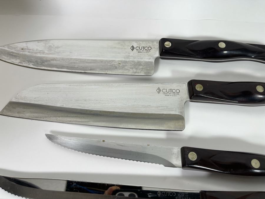 Lifetime Warranty The Forever Guarantee Cutco Kitchen Knives Set With Cutco Wooden Storage Block - See Photos [Photo 14]