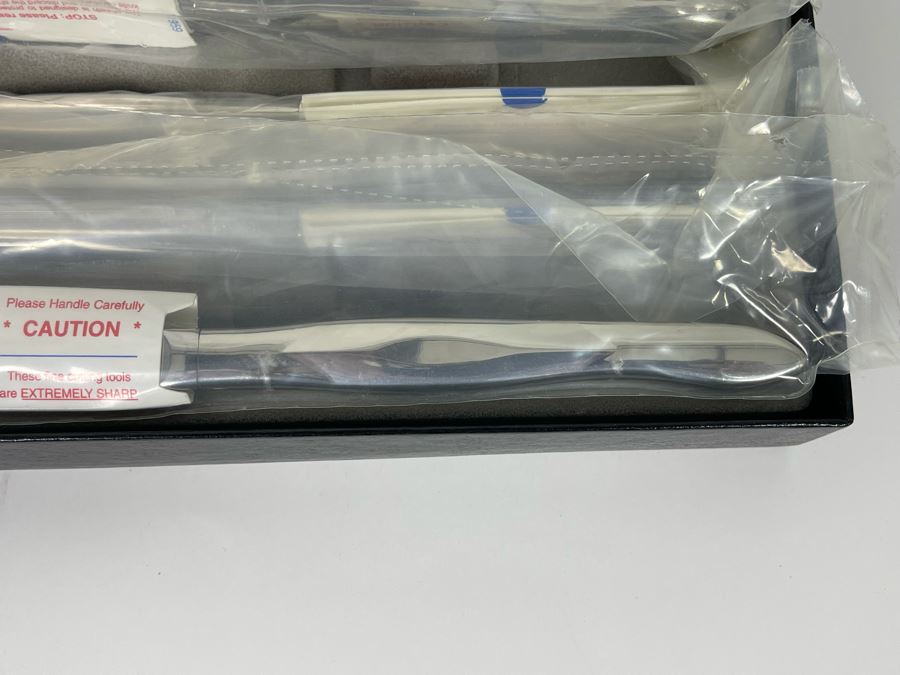 New Set Of Eight Lifetime Warranty The Forever Guarantee Cutco Stainless Steel Steak Knives [Photo 5]