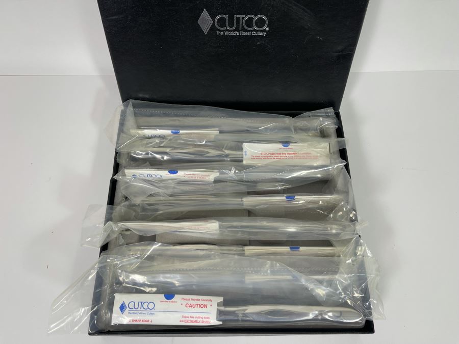 New Set Of Eight Lifetime Warranty The Forever Guarantee Cutco Stainless Steel Steak Knives [Photo 2]