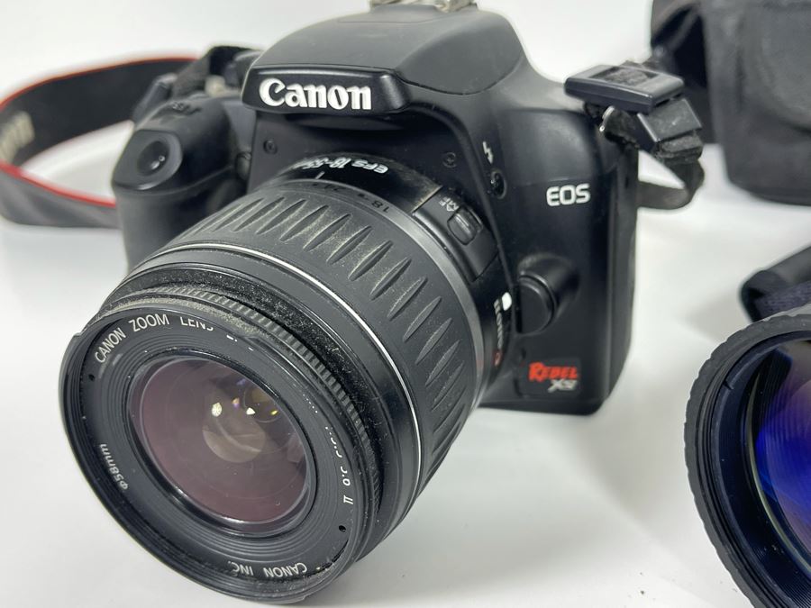 Canon EOS Rebel Camera And Night Vision Lens