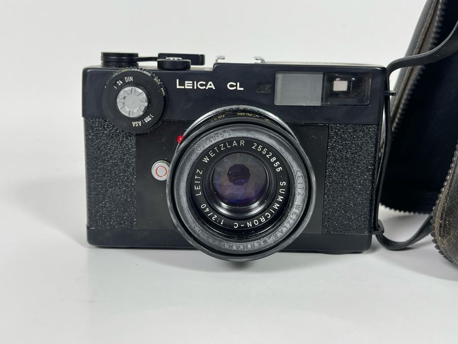 Vintage LEICA CL Film Camera With Original LEICA Leather Case